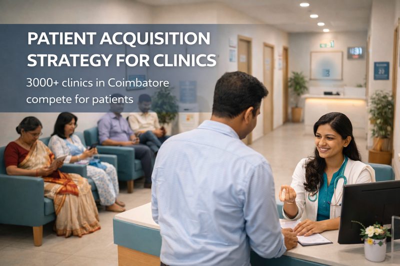 Patient Acquisition Strategy for Clinics in Coimbatore - Complete Guide for Doctors 2026
