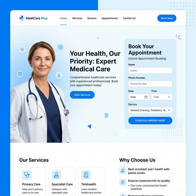 Clinic Website Development